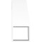 Ekena Millwork 5 1/2-in. W x 14-in. D x 14-in. H Legacy Architectural Grade PVC Knee Brace BRCP055X14X14LEC - alternate 2